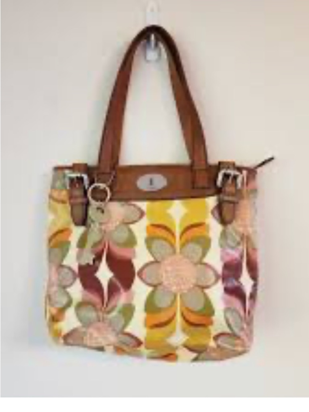 Fossil Floral Pattern Handbag - Picture 3 of 6